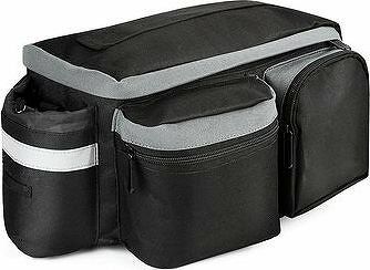 MG Bicycle Bike Pannier cyklistická zadní taška s popruhem, 6 l, černá