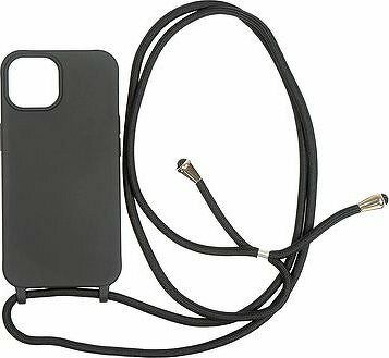 Mobile Origin Lanyard Case Black iPhone 15