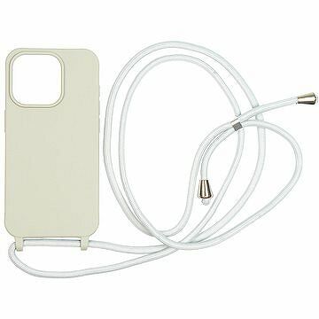 Mobile Origin Lanyard Case Light Grey iPhone 15 Pro