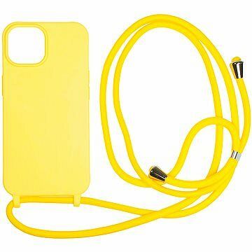 Mobile Origin Lanyard Case Yellow iPhone 15