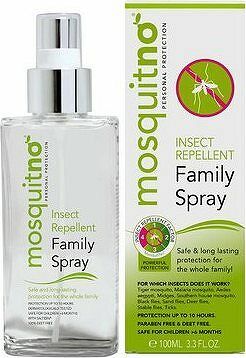 MosquitNo, rodinný repelentný sprej, 100 ml