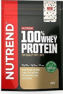 Nutrend 100 % Whey Protein 400 g, cookies-cream