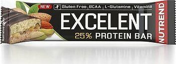 Nutrend EXCELENT Bar double, 85 g, mandle+pistácie s pistáciami CZ/SK