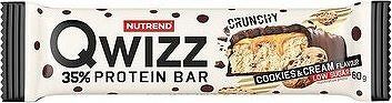 Nutrend QWIZZ Protein Bar 60 g, cookies & cream