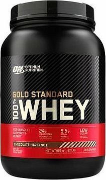 Optimum Nutrition Proteín 100 % Whey Gold Standard 910 g, lieskový oriešok