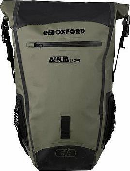 OXFORD Vodotesný batoh Aqua B-25 (khaki/čierny, objem 25 l)