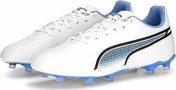 Puma King Match FG/AG biela/modrá