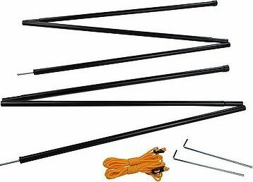 Regatta Canopy Pole Set Black