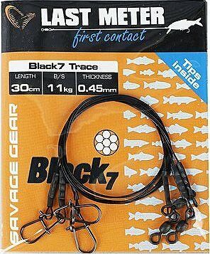 Savage Gear Black7 Trace 0,45 mm 11 kg 30 m 3 ks