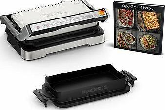 Tefal GC784D30 OptiGrill 4v1 XL so zapekacou misou