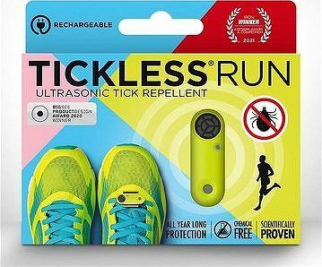 TickLess Run Ultrazvukový odpudzovač kliešťov neónový