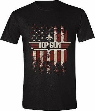 Top Gun: Distressed Flag tričko S