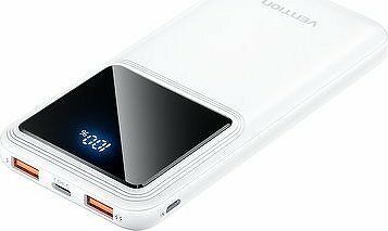 Vention 10000 mAh 22.5 W Portable Power Bank White