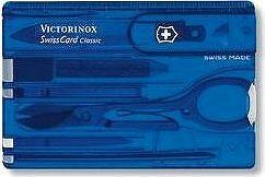 VICTORINOX Swiss Card Classic Translucent modrý